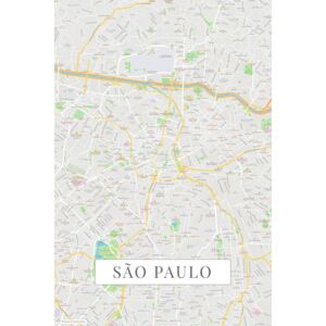 Sao Paulo color térképe