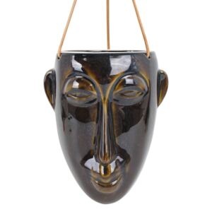 Mask sötétbarna függőkaspó, magasság 22,3 cm - PT LIVING