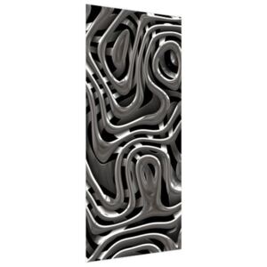 Öntapadó ajtómatrica Élő ezüst 95x205cm ND1314B_1GV