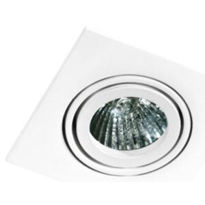 Azzardo AZ-0807 Álmennyezetbe építhető lámpa fehér 1 x MR16 max. 50W 2,5 x 10 x 10 cm