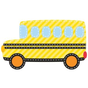 Falmatrica gyerekeknek Iskolabusz 10x10cm NK4395A_1HP