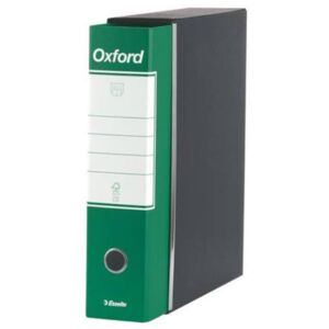 Tokos iratrendező, 80 mm, A4, karton, ESSELTE Oxford, zöld (E390783180)