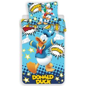 Donald Duck 02 gyermek pamut ágynemű, 140 x 200 cm, 70 x 90 cm