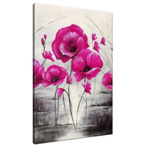Kézzel festett kép Rózsaszín pipacsok 70x100cm RM2453A_1AB