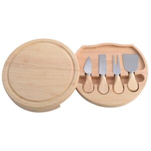 Sajtszervírozó szett 4db-os, gumifa dobozban, 130mm, Gourmet Cheese