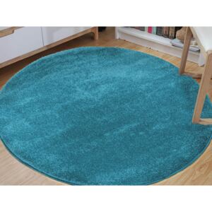 DY LORA BLUE kerek szőnyeg - kék Méret: 120 x 120 cm