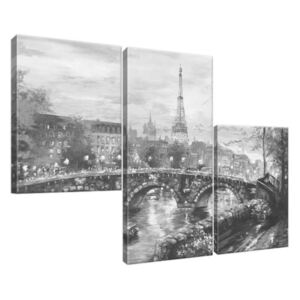 Vászonkép Párizsi híd 90x60cm 3569A_3L