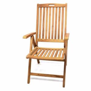 Kerti szék összecsukható DIVERO® - tíkfa