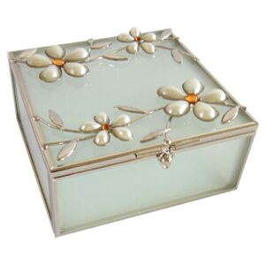 Virágos ékszertartó doboz - Tiffany-s