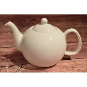 Porcelán teás kancsó - fehér 1,2 l - modern stílusú