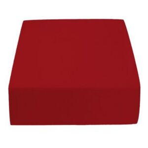 Jersey vörös lepedő 180x200 cm Grammsúly: Lux (190 g/m2)