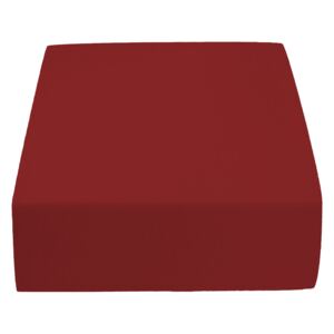 Jersey vörös lepedő 90x200 cm Grammsúly: Lux (190 g/m2)