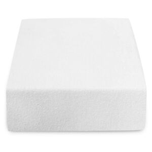 Frottír fehér lepedő 90x200 cm Grammsúly: Lux (200 g/m2)