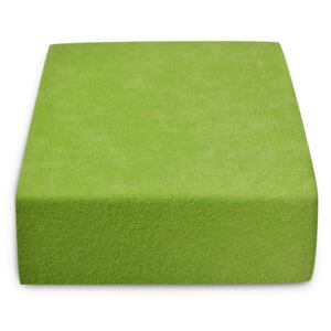 Frottír zöld lepedő 180x200 cm Grammsúly (rost sűrűség): Standard (180 g/m2)