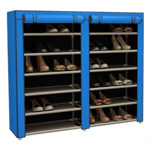 Mobil cipőtároló szekrény, kék