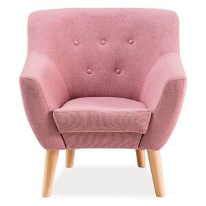 Nordic 1 fotel rózsaszín Cablo szövet
