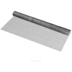 [pro.tec]® Drótháló kerítés 1 x 5 m drótkerítés ezüst 1 tekercs