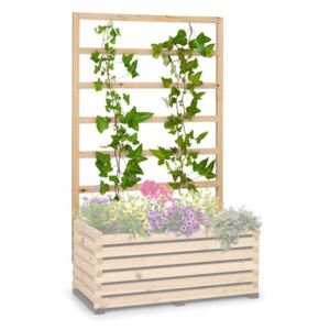 Blumfeldt Modu Grow 100 UP, rács növényekre, 151 x 100 x 3 cm, fenyő