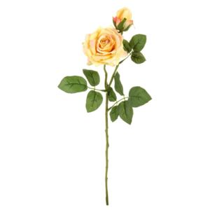 Rózsa művirág, sárga, 46 cm