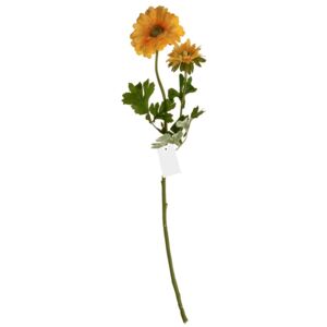 Gerbera művirág 60 cm, sárga