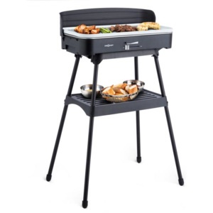 OneConcept Porterhouse, elektromos grillsütő, asztali grillsütő, 2200 W, kerámiaréteg