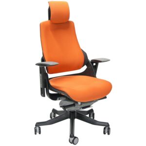 Irodai szék RC22 65x49x116cm Narancs + fekete