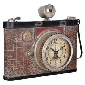 [en.casa]® Fali óra régies fényképezőgép 43 x 14 x 34 cm ajándékötlet