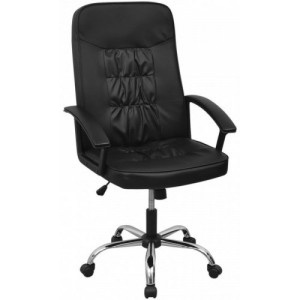 Műbőr irodai szék 67 x 70 cm fekete