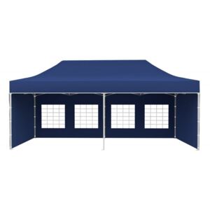 Összecsukható sátor 3x6 kék Premium quality