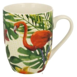 Flamingo porcelán bögre, 375 ml - Duo Gift