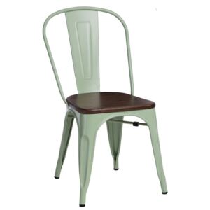 Paris Wood szék zöld - dió