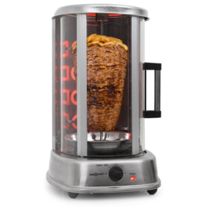 OneConcept Kebap Master Pro vertikális grillsütő,1500 W,acél