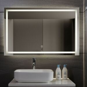 Fürdőszobatükör Aquamarin Led 110 x 70 cm