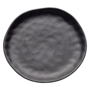 Swirl fekete agyagkerámia tányér, ⌀ 26 cm - Kare Design
