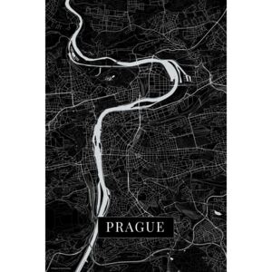 Prague black térképe