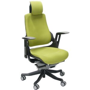Irodai szék RC23 65x49x116cm Olíva zöld + fekete