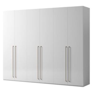Smart 5-ajtós szekrény MAIA fogantyúval - fehér