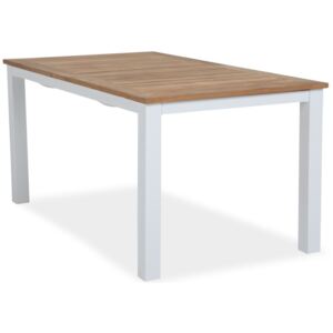 Kültéri asztal VG4450 90x152x76cm Barna + fehér