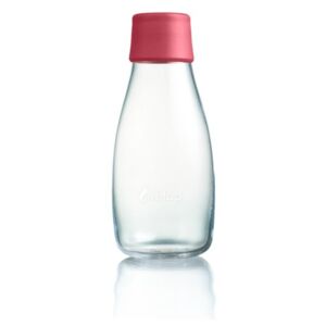 Rózsaszín üvegpalack élettartam garanciával, 300 ml - ReTap