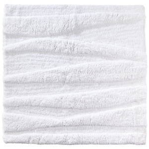 Flow fehér fürdőszobai szőnyeg, 65 x 65 cm - Zone