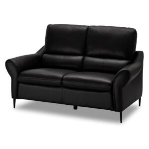 Modern 2-személyes kanapé Adriano fekete