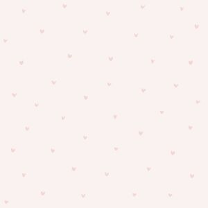 Rózsaszín apró szívecskés tapéta gyerekszobába, Lilipinso