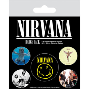 EuroPosters Nirvana - Iconic kitűző