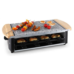 Klarstein raclette grillező természetes kőlappal,8 fő,1200 W