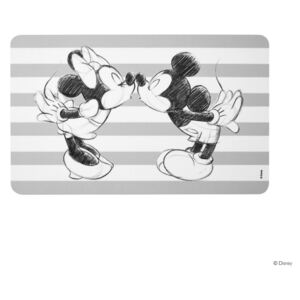 DISNEY reggeliző deszka Mickey & Minnie, csíkos 23 x 14cm
