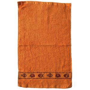 Dobrý Textil Gyerek törölköző motívumokkal 30x50 - Oranžová | 30 x 50 cm