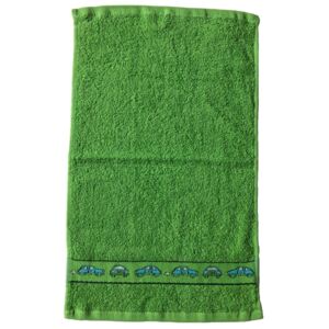 Dobrý Textil Gyerek törölköző motívumokkal 30x50 - Zelená | 30 x 50 cm