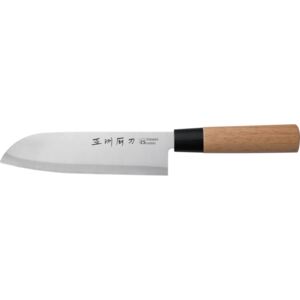 Carl Schmidt Sohn KOCH SYSTEME OSAKA Santoku kés 18 cm japán stílusú kés, fa nyéllel