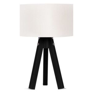 Blackie asztali lámpa fehér lámpaburával - Kate Louise