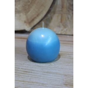 Kék gömb alakú illatgyertya 7cm